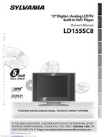 Sylvania LD155SC8/TV TV/DVD Combo Operating Manual